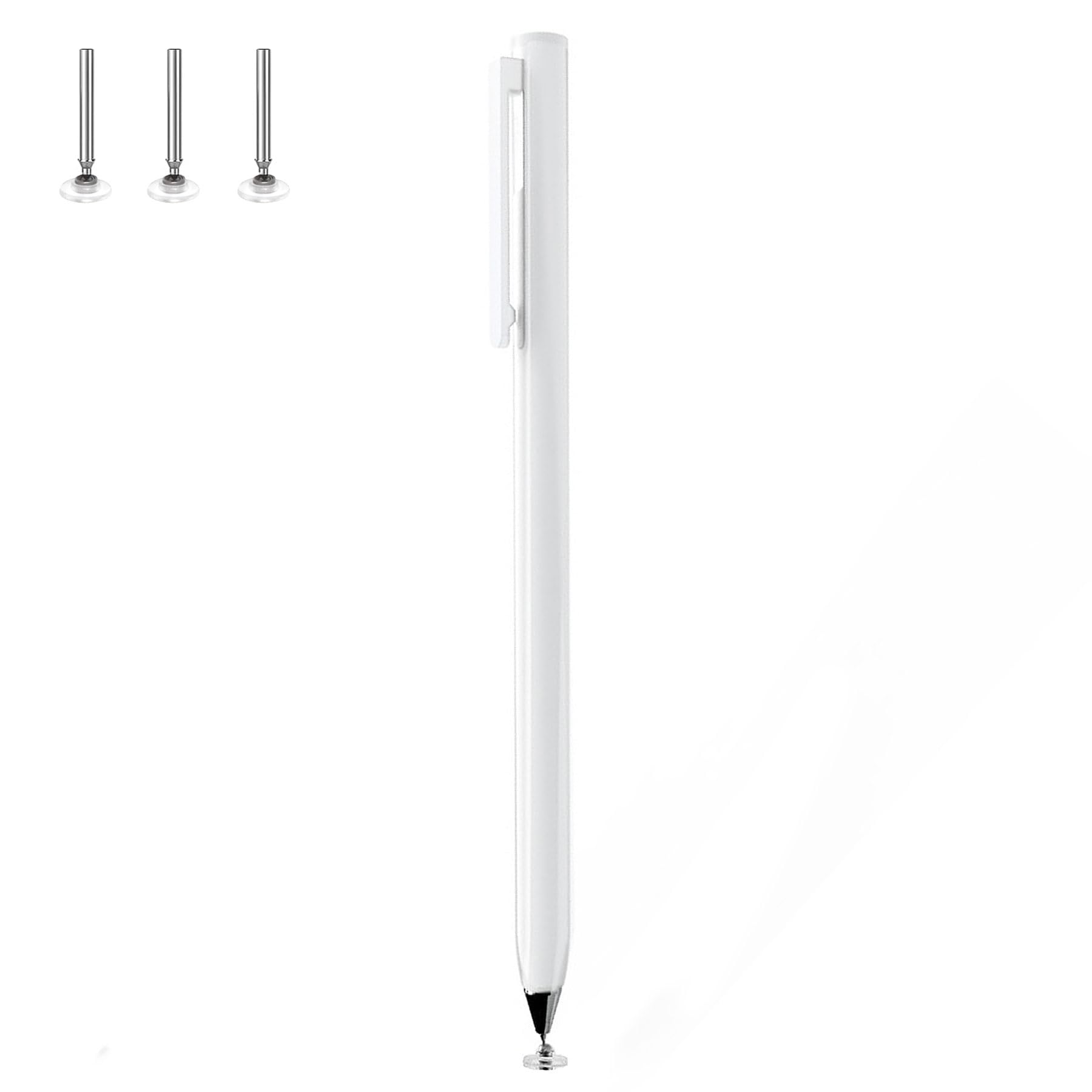 CXJINZE Stylus Pens for Touch Screens, High Precision Stylus for iPad/Apple/iPhone/Mini/Air/Android/Microsoft/Surface All Capacitive Touch Screens, White