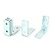 Ruilogod 5 sztuk 40x40mm Metalowy 90 stopni 4 Otwory Półka Support Brace Kąt