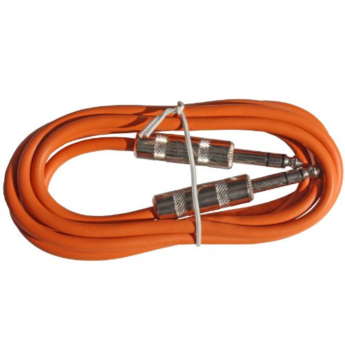 Cable de audio profesional balanceado 6.3 mm 6ft naranja miniatura 1