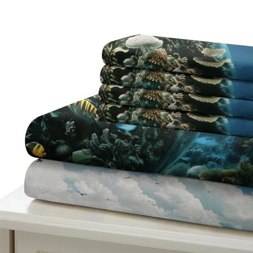 Housse de couette super king size en microfibre de polyester au fini doux et durable