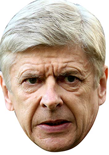 FoxyPrinting Arsene Wenger Sports 2018 Celebrity Cardboard Party Face Mask Fancy Dress