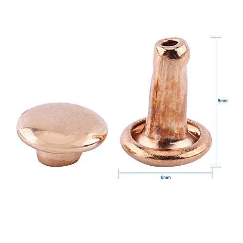 Yanmis 100Sets Leather Rivets - Image 4