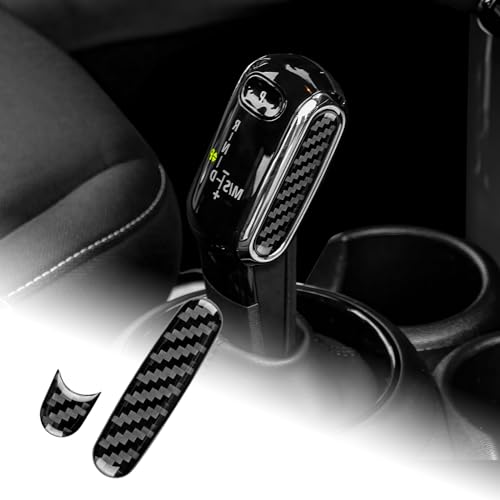 AIRSPEED ミニ MINI 第3世代 F54 F55 F56 F57 F60 2020-2023専用 アクセサリー カーボンファイバー 内装 カスタム パーツ カーギアシフトヘッドサイドステッカー ガーニッシュ カッコいい 汚れ防止 インテリア ドレ