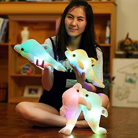 Cojín de Peluche Infantil con Luz LED de 30cm ISAKEN Cover