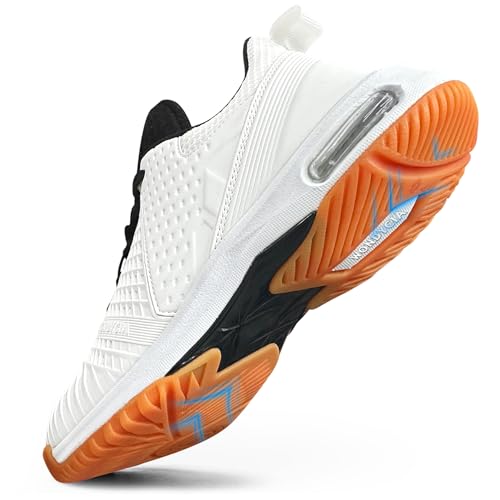 Pickleball Shoes for Men - Air-Cushion Non-Slip Court Tennis Shoes with Anti-Torque Carbon Fiber Midsole | Lightweight & Flexible &Durable Abrasion-Resistant Design2