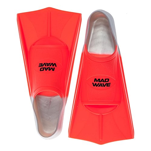 DAM Mad Wave - Aletas de Entrenamiento, Color Naranja, 39-40, Anaranjado