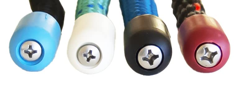 ULTRAPES - Pure Spectra core with Polyester Cover- Sell by Foot (Red and White Flecks, 8mm ~ 5/16