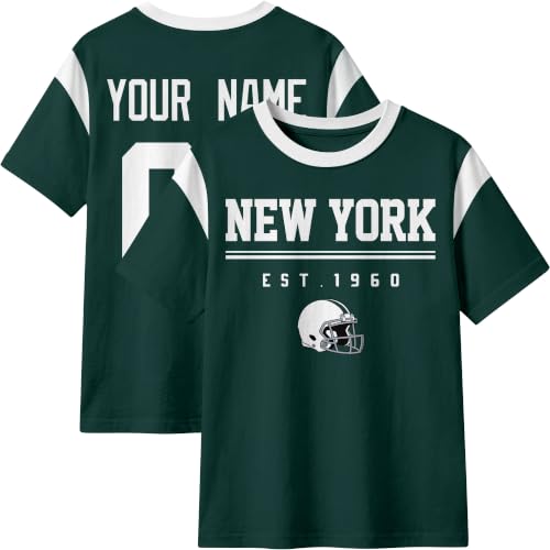 Image of T-Shirt Custom Crewneck Short Sleeve for Men Gifts | Custom T-Shirt Personalized Name and Number