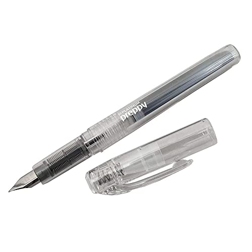 PLATINUM Preppy Füllfederhalter Crystal Fine, PSQC-400#4 F, 1 Stück (1er Pack)