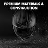 Sena Phantom and ANC Full Face Smart Motorcycle Helmet with Integrated Communications, LED Lighting, and 2nd Generation Sound by Harman Kardon
