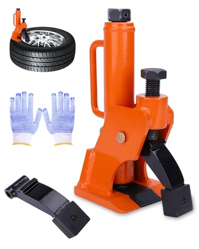HAPPYER Manual Tire Bead Breaker Tool Heavy Duty Tire Changer for 3842 Inch Tires Tire Bead Removal and Changing Tool for ATV UTV Tractor Truck Golf Cart with Gloves