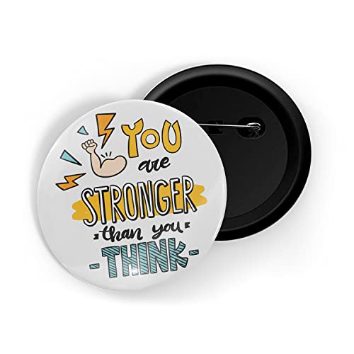 Image of dhcrafts Pin Badges Multicolor Positive Glossy Finish Design Pack of 1 (58mm)