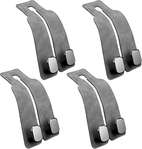 MTYNB Gancho para Reposacabezas de Coche para Benz G Class(4door) W463 2019-2023, 4 Piezas de Gancho de Almacenamiento para Respaldo de Asiento de Coche,Grey
