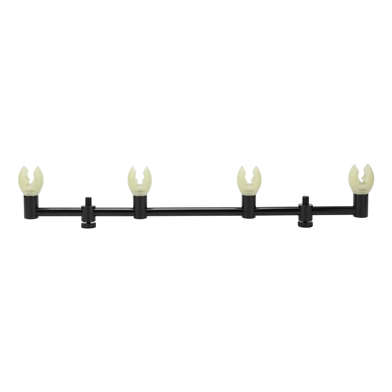 SUNGOOYUE Buzz Bar In Lega Di Alluminio A 2 Teste – Supporto Per Canna Da Pesca Con Staffa Regolabile, 25 Cm, Per Garage E Spiaggia