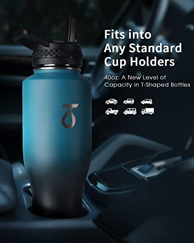 Trebo-40oz-Water-Bottle-Insulated-with-Lid-and-StrawDouble-Wall-Vacuum-Stainless-Steel-Metal-Tumbler-Flask-Fit-in-Any-Car-Cup-Holder-with-Paracord-HandleLeakproof-Keep-Cold-HotIndigoBlack