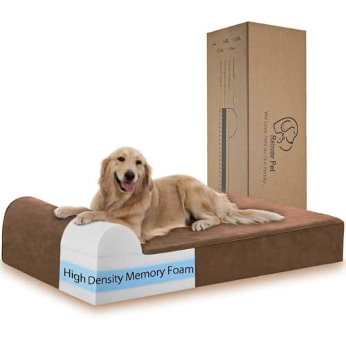 Rainmr 7 Inch Memory Foam XXL Dog Bed