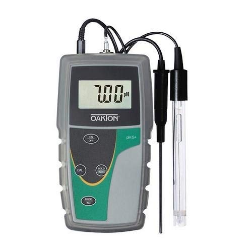 Oakton WD-35613-53 pH 5+ pH/Temperature Meter with Probe & NIST-Traceable Calibration Report