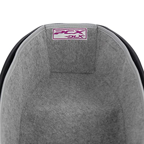 Forração para Honda Pcx Dlx Acessório Forro Baú 19 20 Cinza Cor:Logo Rosa