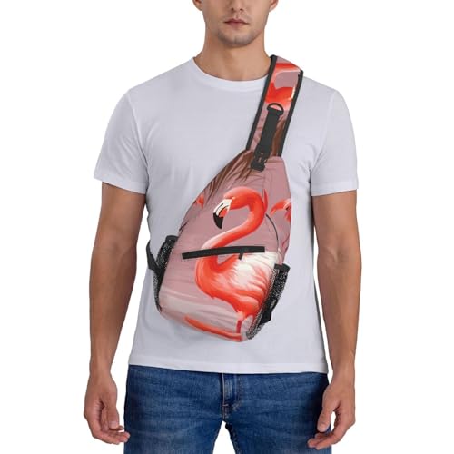 Mochila de pecho cruzada para hombre y mujer para senderismo miniatura 7