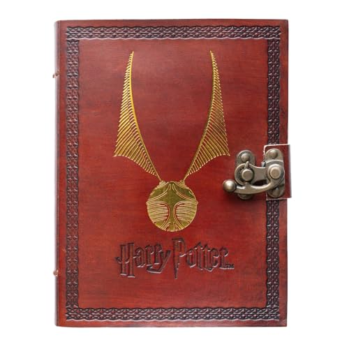 Grupo Erik Cuaderno Harry Potter - Diario Personal Liso de Tapa Blanda: 180 pags. De Piel Vegana y Cierre con Cordón | Libretas Bonitas: Harry Potter Regalos