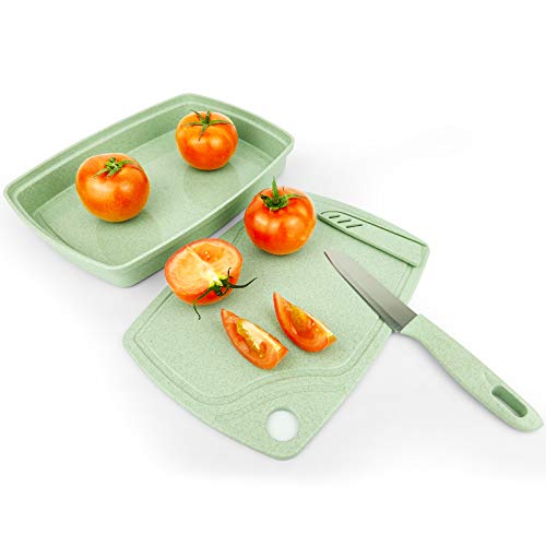 Set de tabla de cortar rectangular para camping miniatura 3