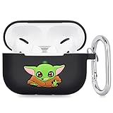 Flocute Silicone Case Compatible with AirPods Pro Silicone Cartoon Case with 3D Baby Funny Cute Cove