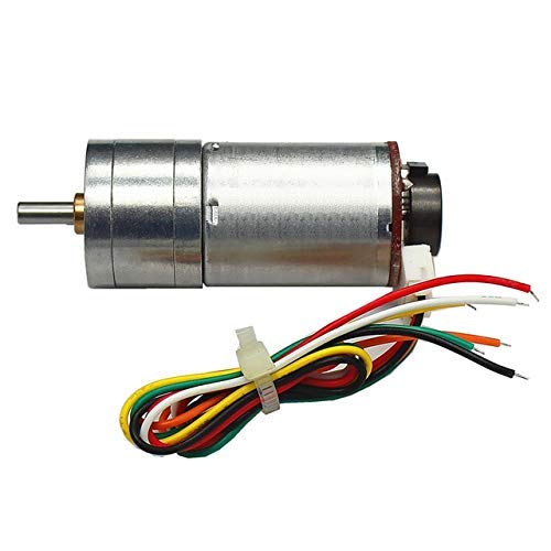 Buy WorldCare® 25Ga370 Dc Geared Motor With Encoder Geared Motor, Speed
