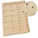 Rite in the Rain Weatherproof Monthly Planner Tab Set, 5