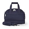 Hand Cabin Bag Polyester Travel Bag 40 X 20 X 25 Cm Suitable Hand Luggage For Worldwide Airlines Lockable Zipper Quick Access Zip Pocket With Adjustable Shoulder Strap And Handle Navy