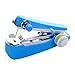 Imagen de Qcwwy Mini Máquina de Coser Cosedora Manual de Plástico para Reparaciones Rápidas del Hogar y Trabajos de Viaje en Todos los Tejidos Artículos para el Hogar Compactos y Fáciles de Usar (Colores