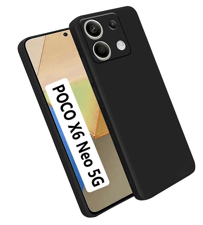 COBERTA Back Cover for POCO X6 Neo 5G Back Cover Case - Black Silicon (B0CYSKGQNM) Amazon Price History, Amazon Price Tracker