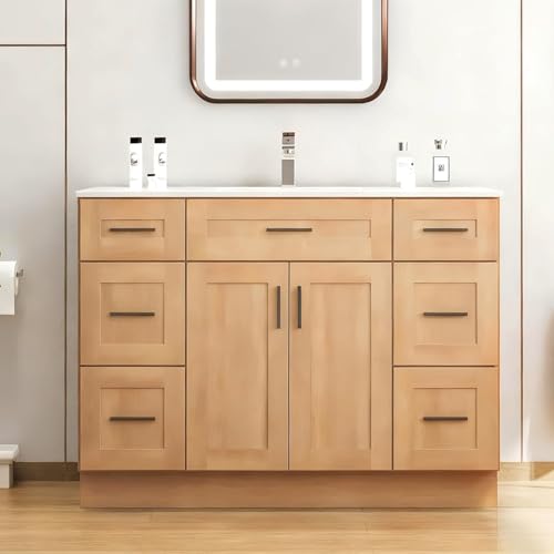 48-Inch Bathroom Vanity with Sink and Storage