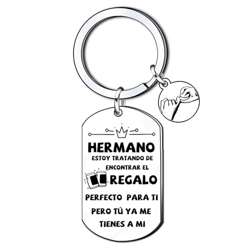 GUOYU Regalo Llavero Hermano Hombre Chico Regalo de Cumpleaños para Hermano Regalos de Graduación Regalos universitarios