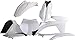 Polisport Front Fender Adaptor Kit White - Fits: KTM 125 SX 2007-2010