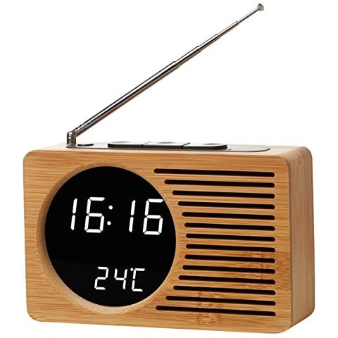 Radio-réveil SIUKE en Bois Cover