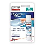 Rubson - Rénovateur d'Émail (flacon de 12 ml avec pinceau applicateur) – Vernis blanc ...