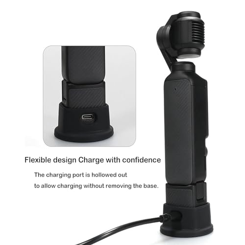 Camera Base for OSMO Pocket 3, Non Slip Silicone Stabilizer Base Camera Desktop Stand Base for OSMO Pocket 3 - Image 3