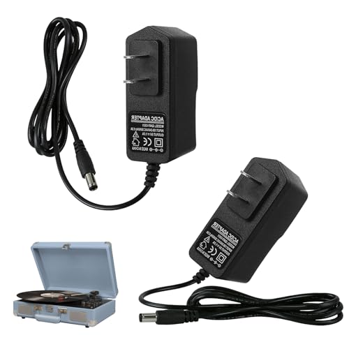 5V 1A Power Adapter Compatible with Crosley/Victrola/Wockoder Record Players AC to DC 5V Charger Fits Cruiser Plus CR8005F CR8005D CR8005F-GA CR8005F-WO CR8005D-TU CR8005D-BL and Other 5V Devices