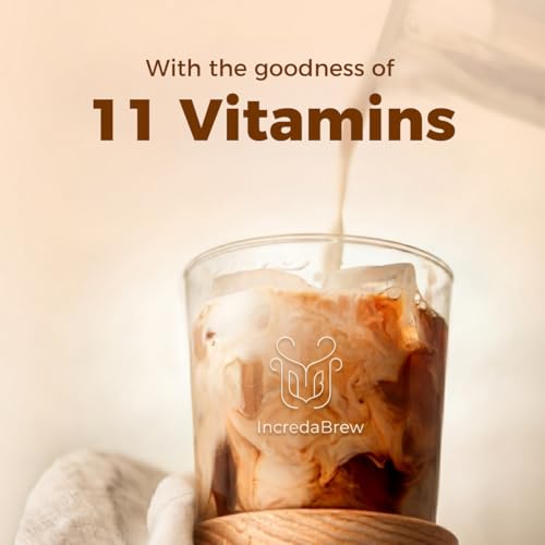 Image of IncredaBrew Wellness Instant Coffee Powder - Dark Chocolate, Hazelnut & Vanilla| Makes 60 Cups of Hot /Cold Coffee, Milk /Black Coffee, Combo Pack of 3 Coffee Flavours x 20 Sachets