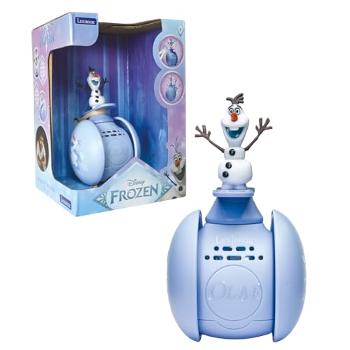 Lexibook, La Reine des Neiges, Mon ami Surfeur Olaf - Olaf équilibré sur Une Roue avec Effets Lumineux et sonores, Bleu, ROB01FZ1LXB