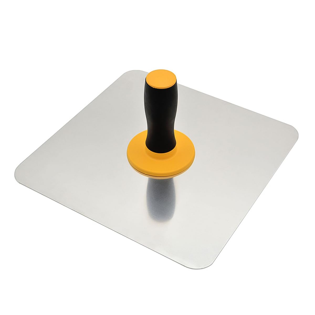 Porte-panneau de mortier de maçonnerie Hawk en aluminium avec poignée souple Peinture pour la maison avec poignée Outil de plâtrage de finition pour mortier de ciment Cloison sèche
