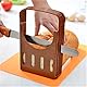 Tiardey Brown Bread Slicer, Küchenzubehör, Brot/Backen, kompakter faltbarer und verstellbarer Brot Sandwich Toast Bread Slicer