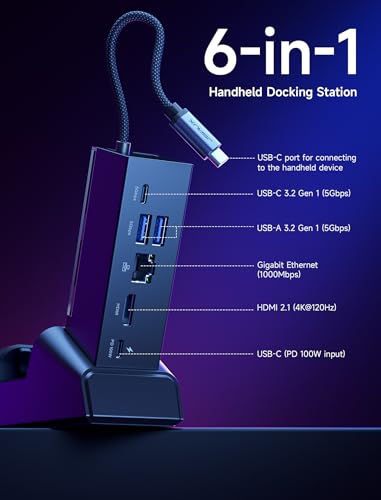 image for JSAUX Docking Station for ROG Xbox Ally X (2025)/ROG Ally X/ROG Ally/S