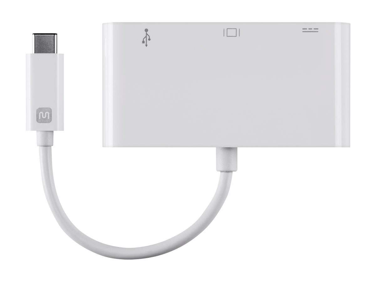 Monoprice USB C to HDMI Adapter, White, Supports up to 10Gbps Data Rate & USB 3.1 SuperSpeed, Select Series (114504) - Image 2