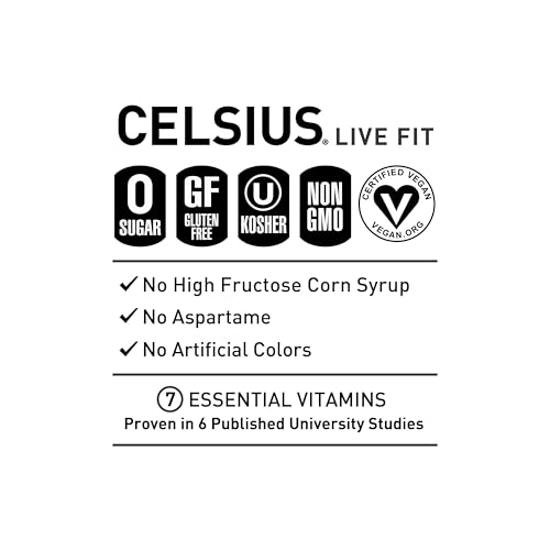 Image of CELSIUS Fizz Free Dragon Fruit Lime, Sugar Free Energy Drink, 12 Fl Oz (Pack of 12)