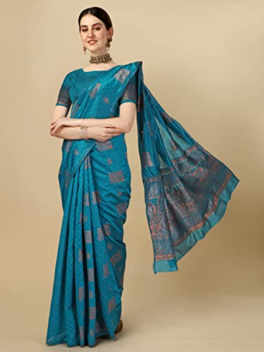 Image of Avantika Fashion Women's Kanjivaram Soft Silk Banarasi Sarees With Blouse Piece