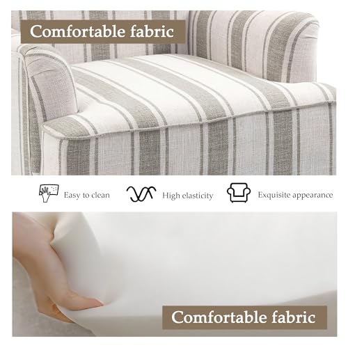 Sillón Plegable Rayas Marrón miniatura 5