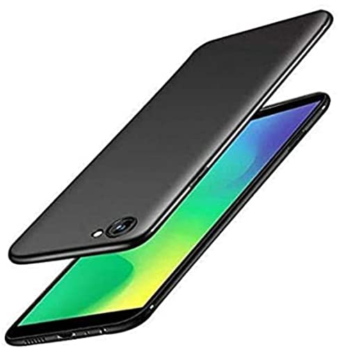 Image of Mobile Back Cover Case for Vivo Y81i (Silicone Case|CameraProtection|Black SC1510)