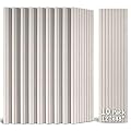 Art3dwallpanels 10 Pack Acoustic Panels, 48" X 12" X 0.35" Soundproof Wall Panels, Self Adhesive High Density Sound Absorbing Acoustic Treatment for Recording Studio, Office, Camel