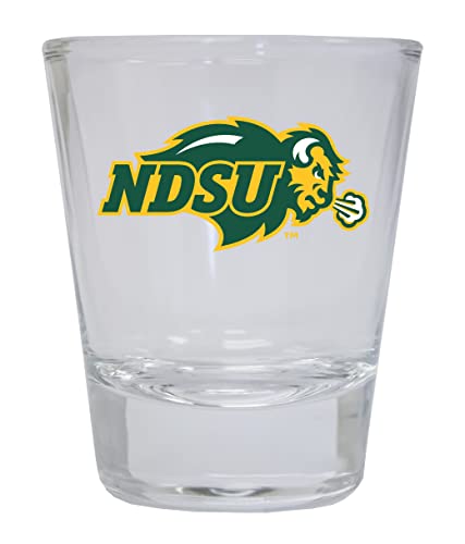 R and R Imports North Dakota State Bison Round Shot Glass Officially Licensed Collegiate Product